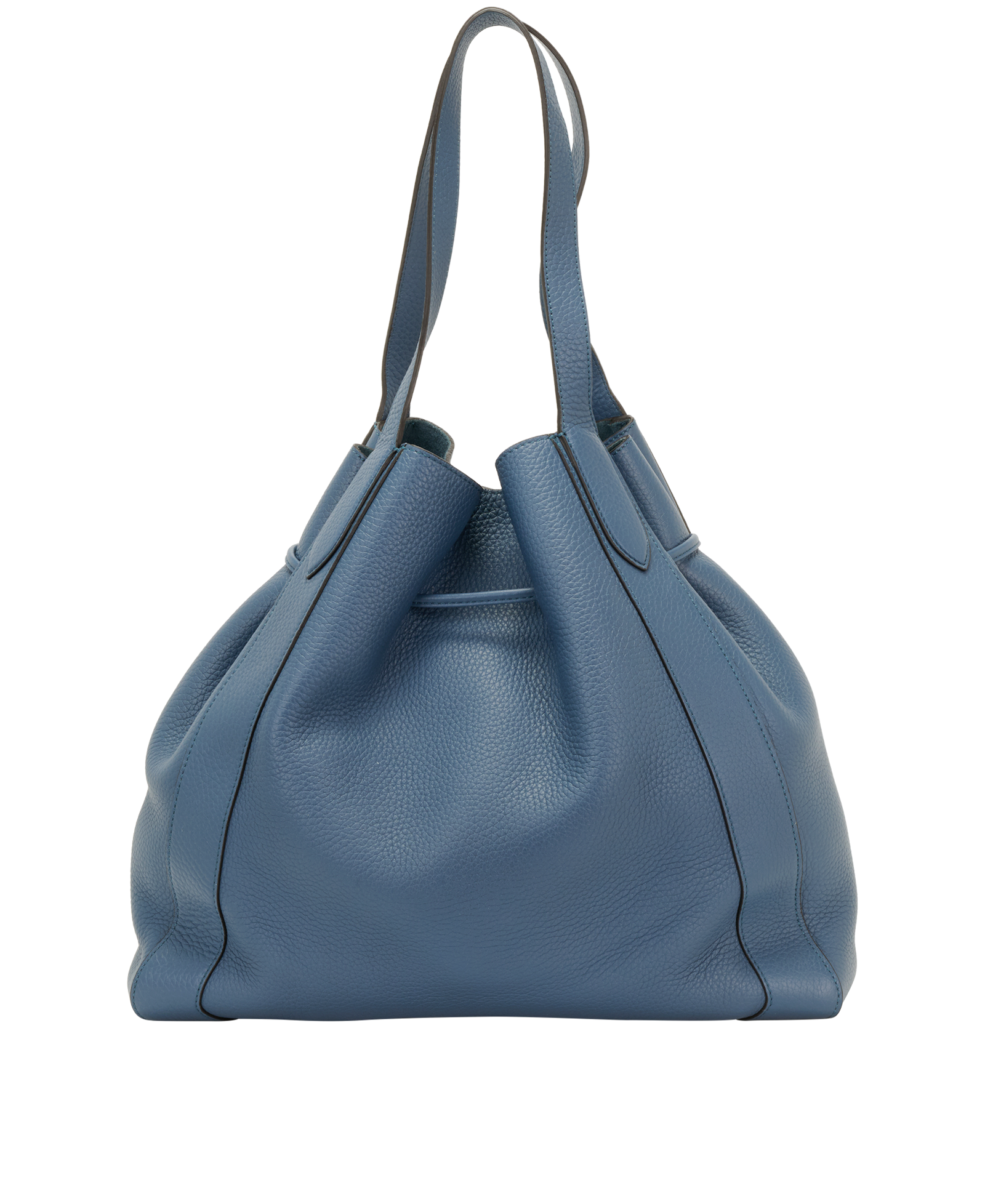 Millie Tote, &pound;450, Handbags, Blue, Leather, Back view